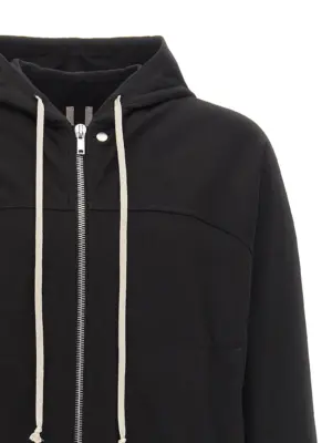 'Windbreaker' hoodie Man RICK OWENS Black