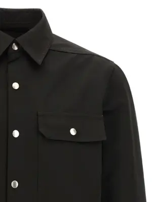 'Outershirt' shirt Man RICK OWENS Black