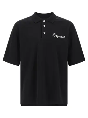 'Dsquared2 Signature' polo shirt DSQUARED2 Black