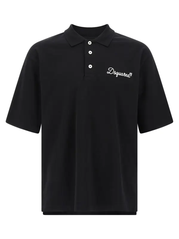 'Dsquared2 Signature' polo shirt DSQUARED2 Black