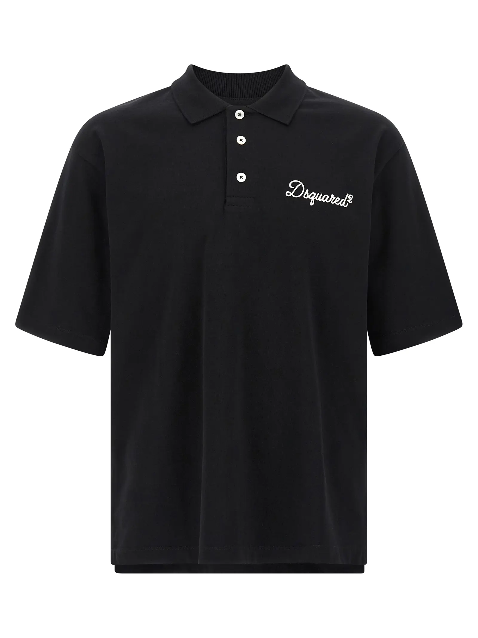 Поло Dsquared2 Dsquared2 Signature Чорне 1 'Dsquared2 Signature' polo shirt DSQUARED2 Black