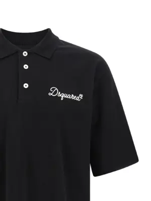 'Dsquared2 Signature' polo shirt Man DSQUARED2 Black
