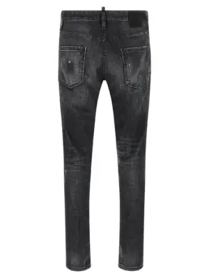 'Teddy' jeans S74LB1910S30357900 DSQUARED2 Black
