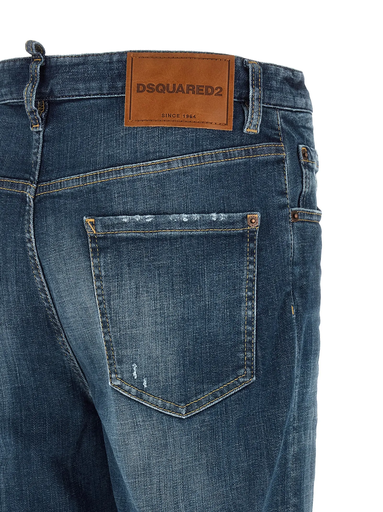 Джинси Dsquared2 642 Сині 4 '642' jeans 93% cotton 4% polyester 3% elastane DSQUARED2 Blue