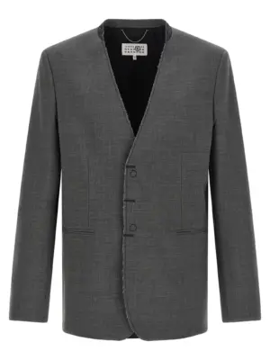 Wool blazer MM6 MAISON MARGIELA Gray