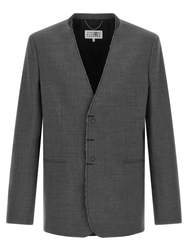 Wool blazer MM6 MAISON MARGIELA Gray