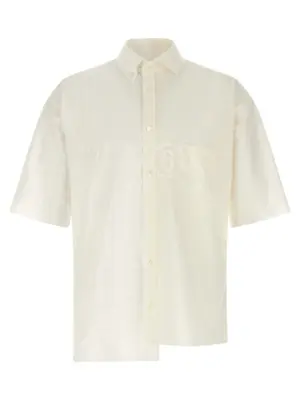 Bi-material shirt MM6 MAISON MARGIELA White