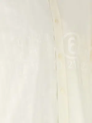 Bi-material shirt 100% cotton MM6 MAISON MARGIELA White