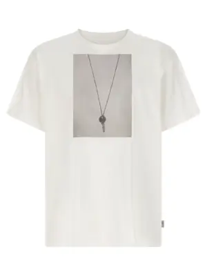 'chiave' print T-shirt MM6 MAISON MARGIELA White