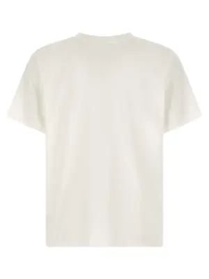 'etichette' patch t-shirt SH0GC0069S24311101 MM6 MAISON MARGIELA White