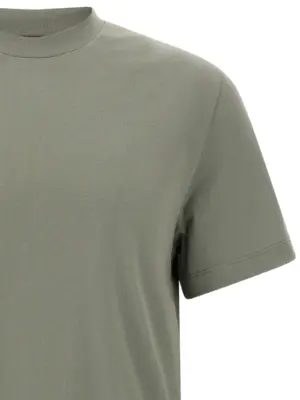 Carbonated cotton t-shirt Man BRIONI Green