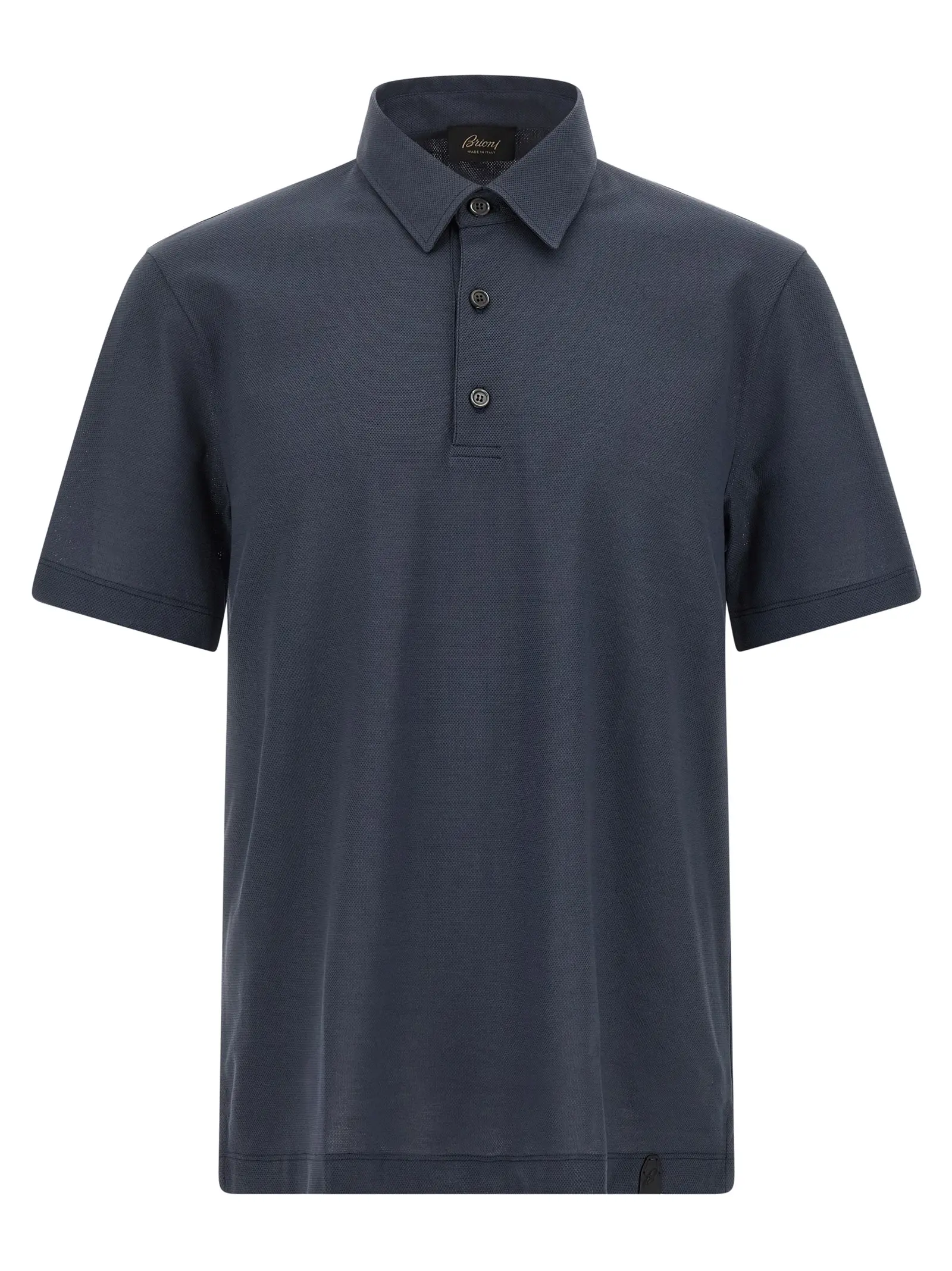 Бавовняне поло Brioni Синє 1 Cotton polo shirt BRIONI Blue