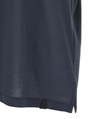 Cotton polo shirt 100% cotton BRIONI Blue