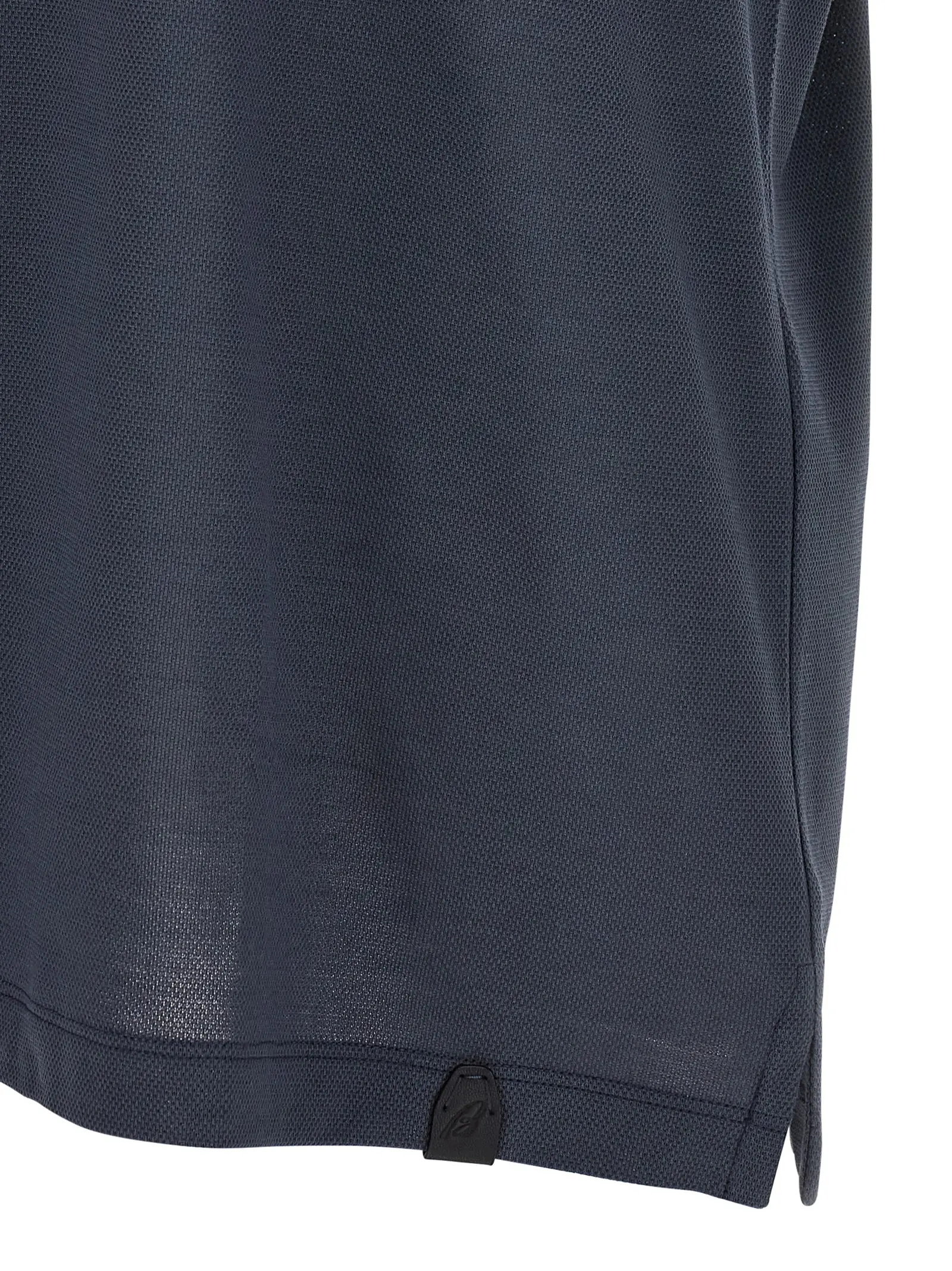 Бавовняне поло Brioni Синє 4 Cotton polo shirt 100% cotton BRIONI Blue