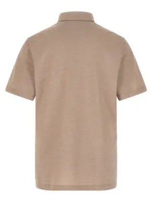 Cotton polo shirt UJSZ0LPA6279995 BRIONI Beige