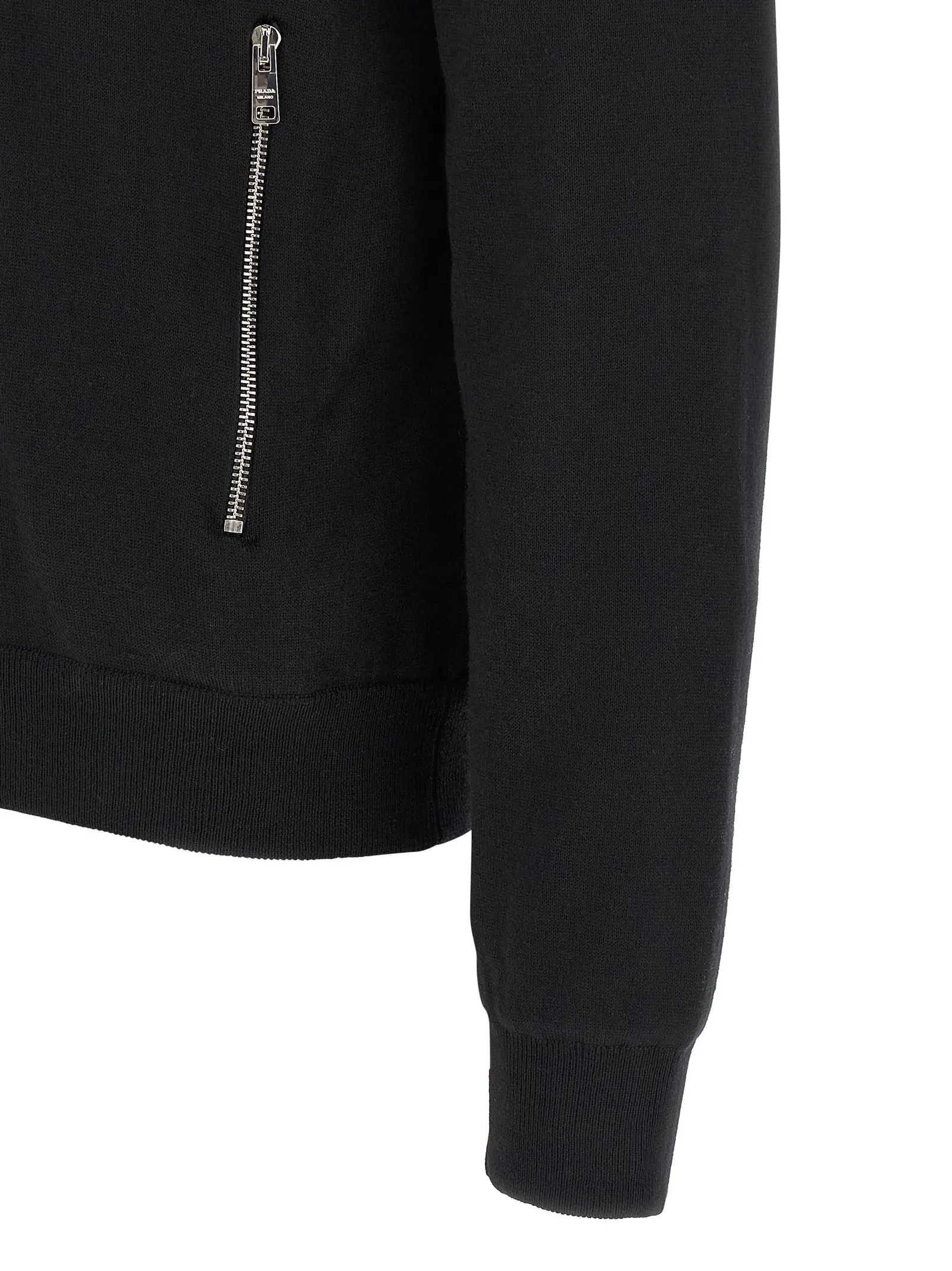 Кардиган Prada Reversible Чорний 5 Reversible cardigan Spring Summer 2026 PRADA Black