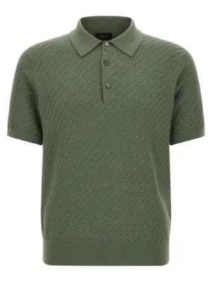 Weaving Polo Plot BRIONI Green