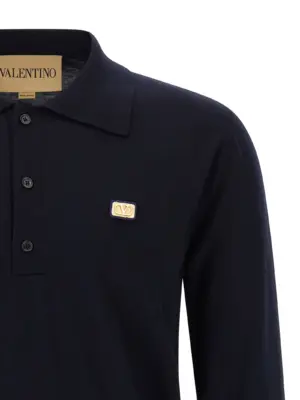 Polo Valentino Garavani VLogo Signature Man VALENTINO GARAVANI Blue