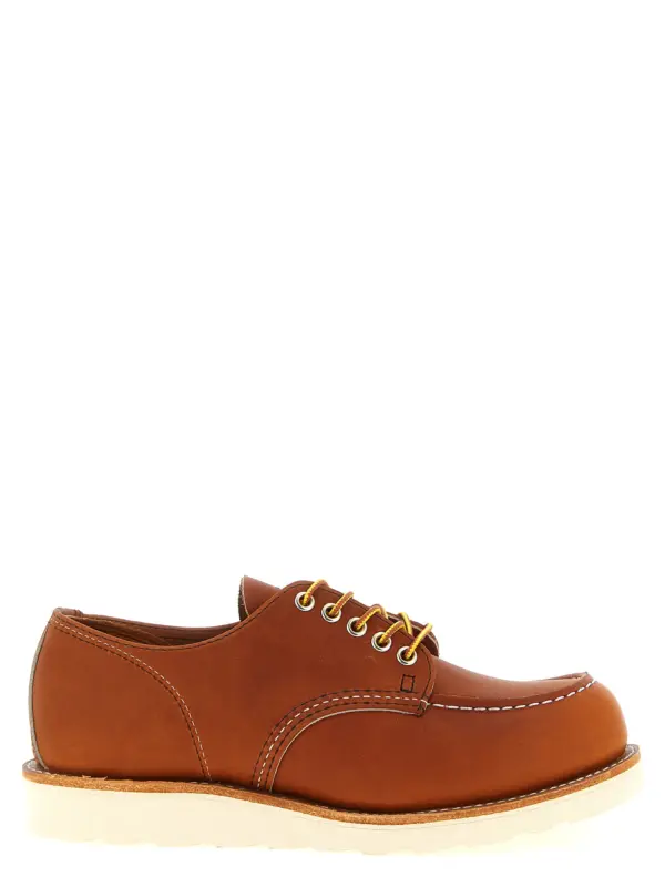 'Shop Moc Oxford - Heritage #8092' lace up shoes RED WING SHOES Brown