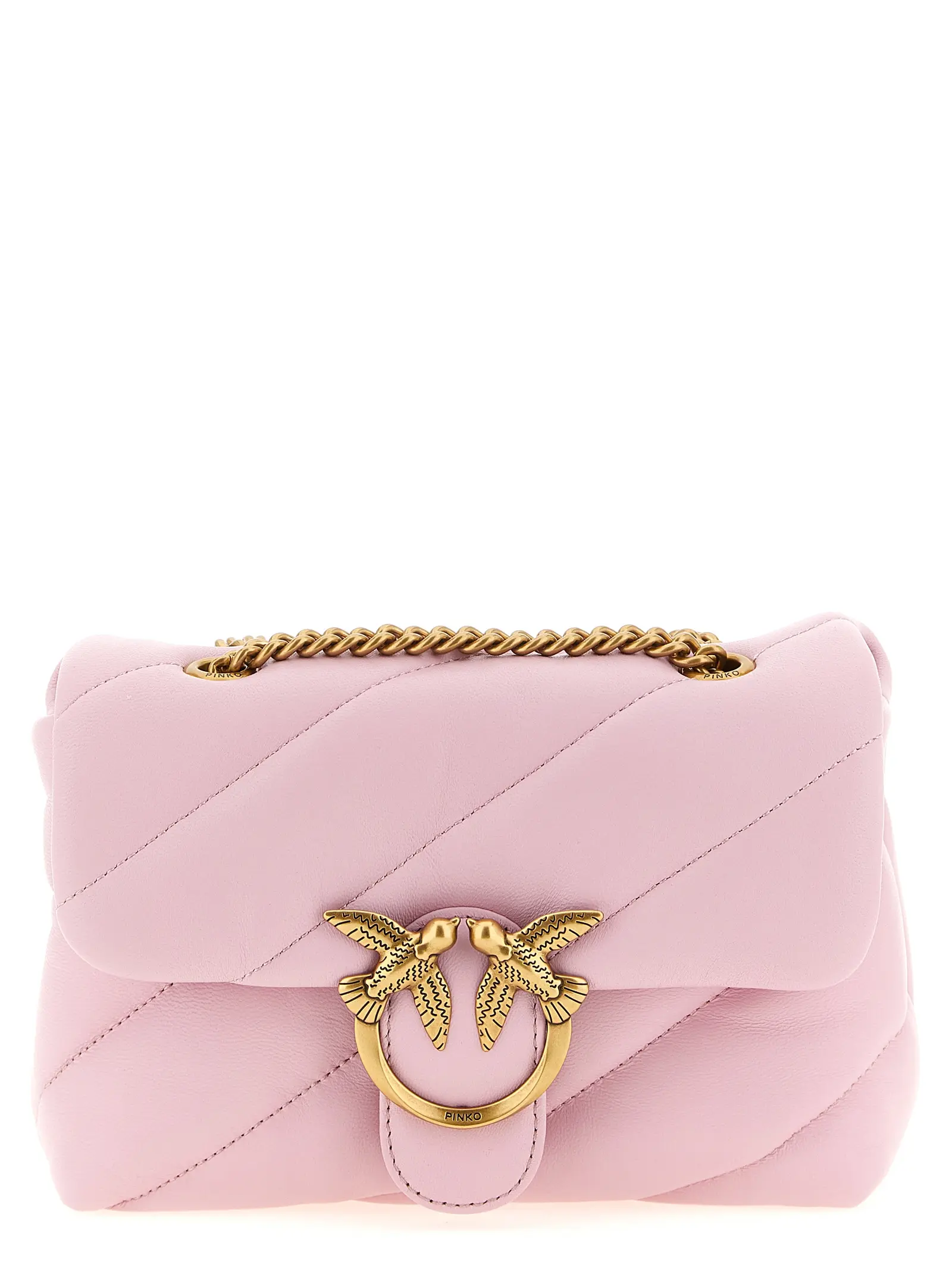 Міні сумка крос-боді Pinko Mini Love Puff Рожева 1 'Mini Love Puff' crossbody bag PINKO Pink