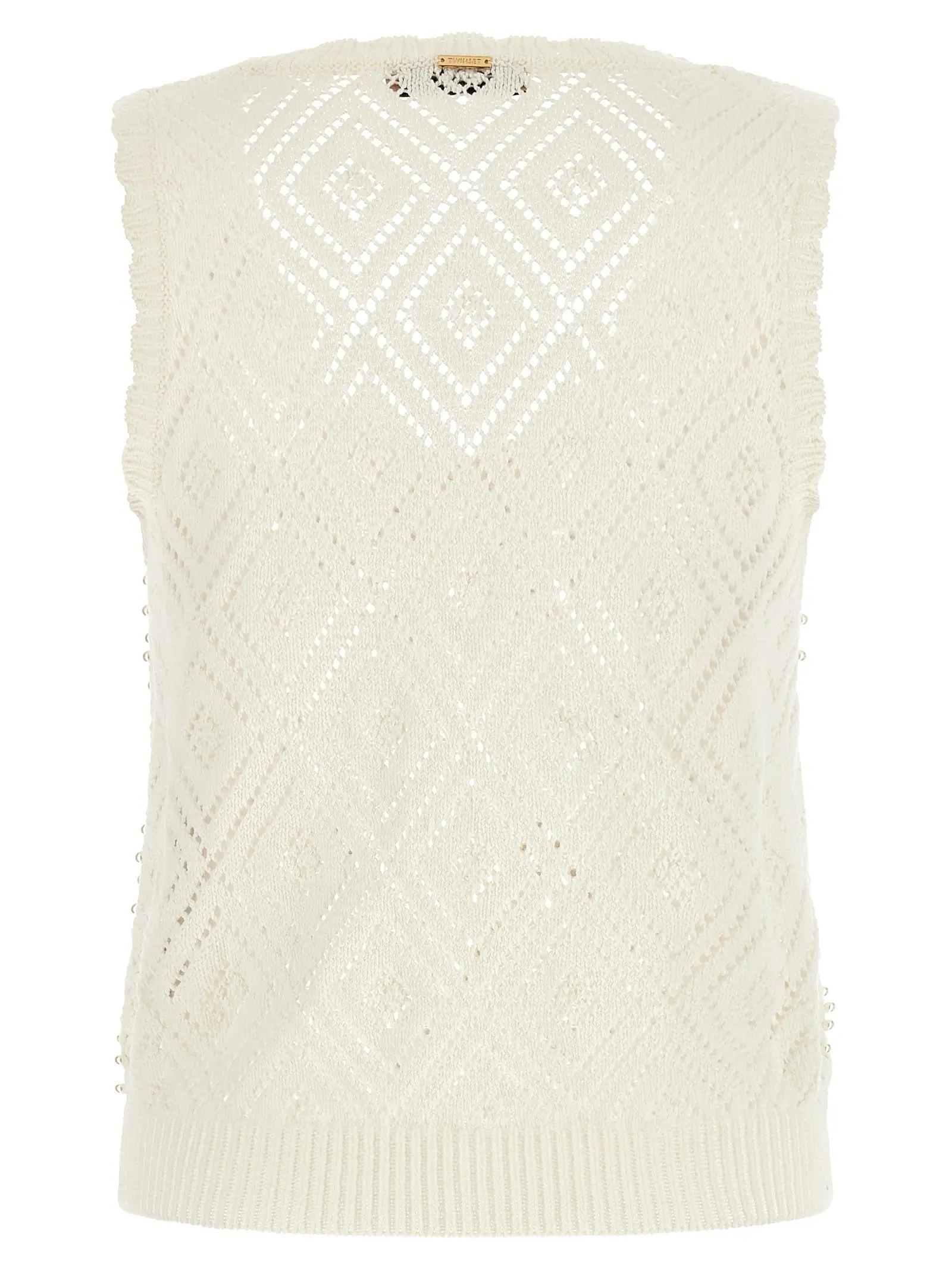 Топ Twin Set Pearl Білий 2 Pearl top 261TP320200059 TWIN SET White