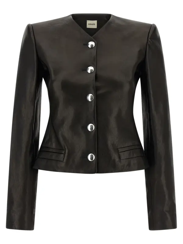 'Nara' jacket KHAITE Black