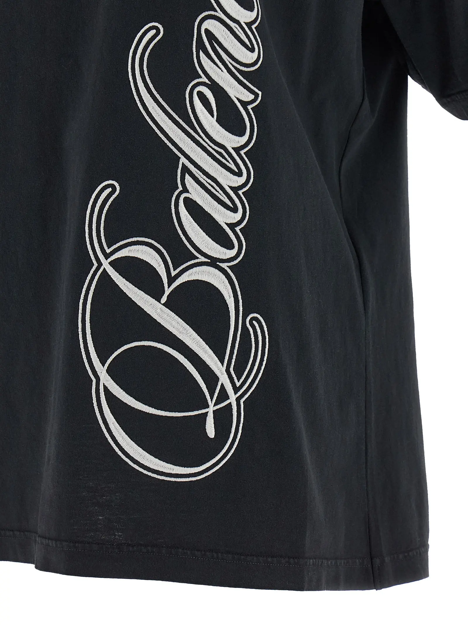 Футболка Balenciaga Cursive чорна 4 'Cursive' T-shirt 100% cotton BALENCIAGA Black