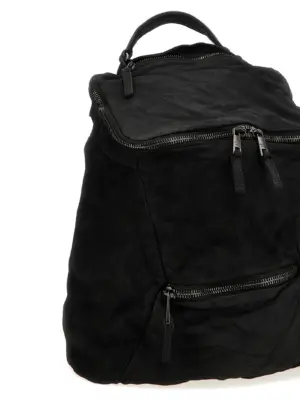 Leather backpack Man GIORGIO BRATO Black