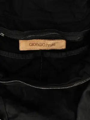 Leather backpack 100% lamb leather (Ovis aries) GIORGIO BRATO Black