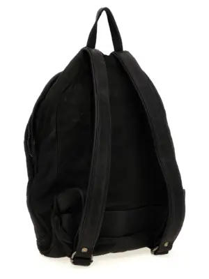 Leather backpack BS26S2401VBRUSHNERO GIORGIO BRATO Black