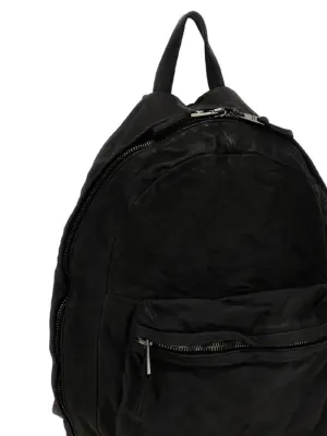 Leather backpack Man GIORGIO BRATO Black