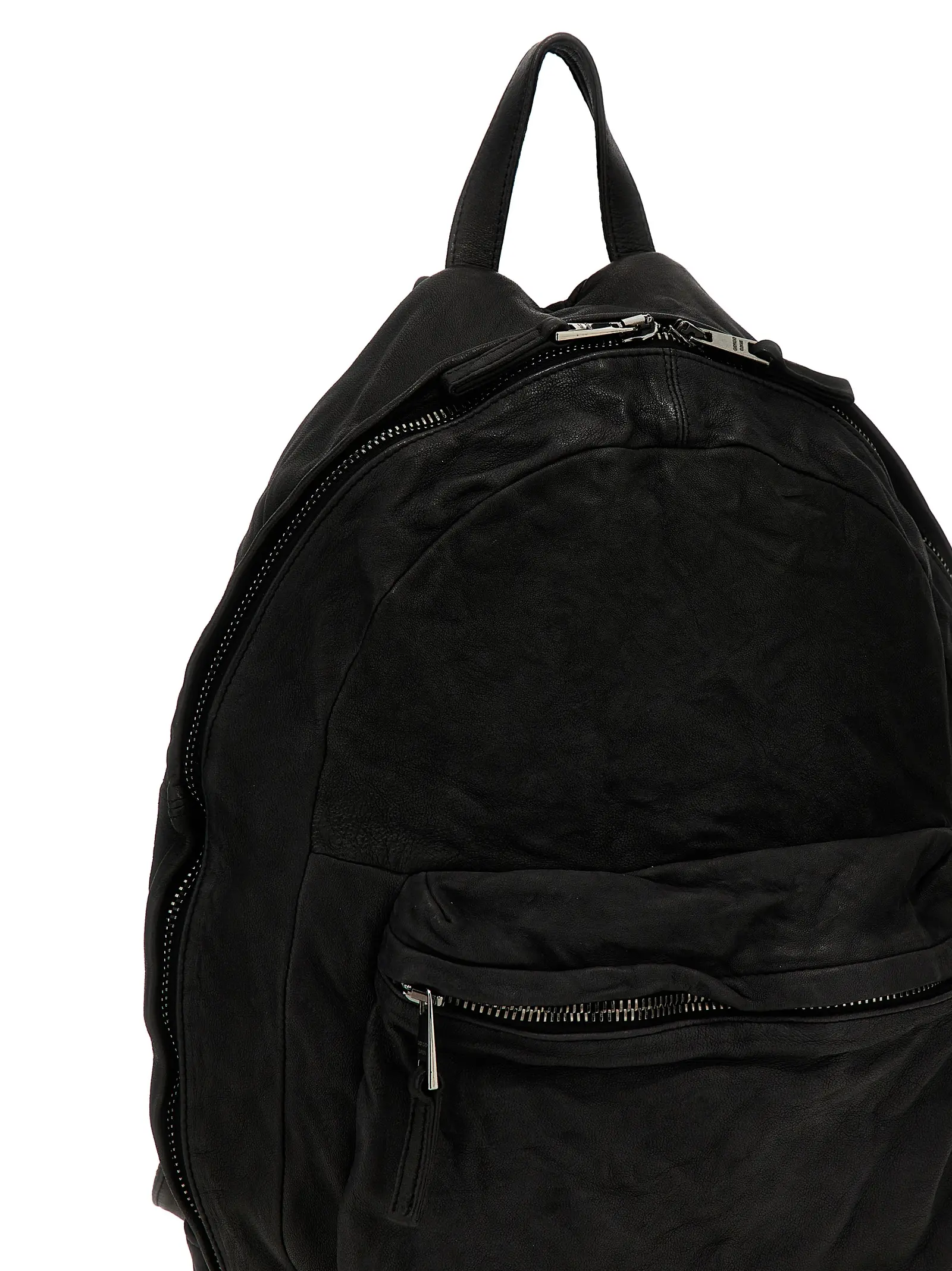Рюкзак Giorgio Brato Leather чорний 3 Leather backpack Man GIORGIO BRATO Black