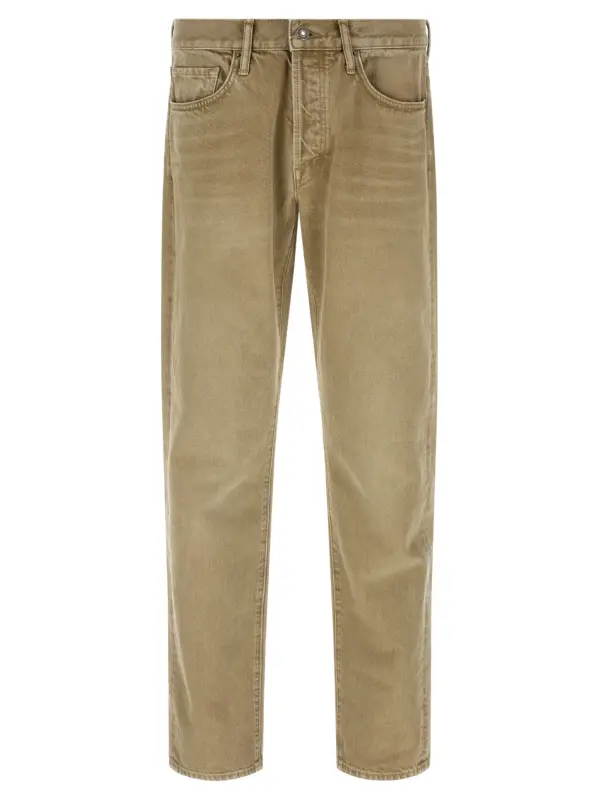 Straight leg jeans TOM FORD Beige