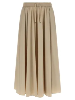 Flared skirt HERNO Beige