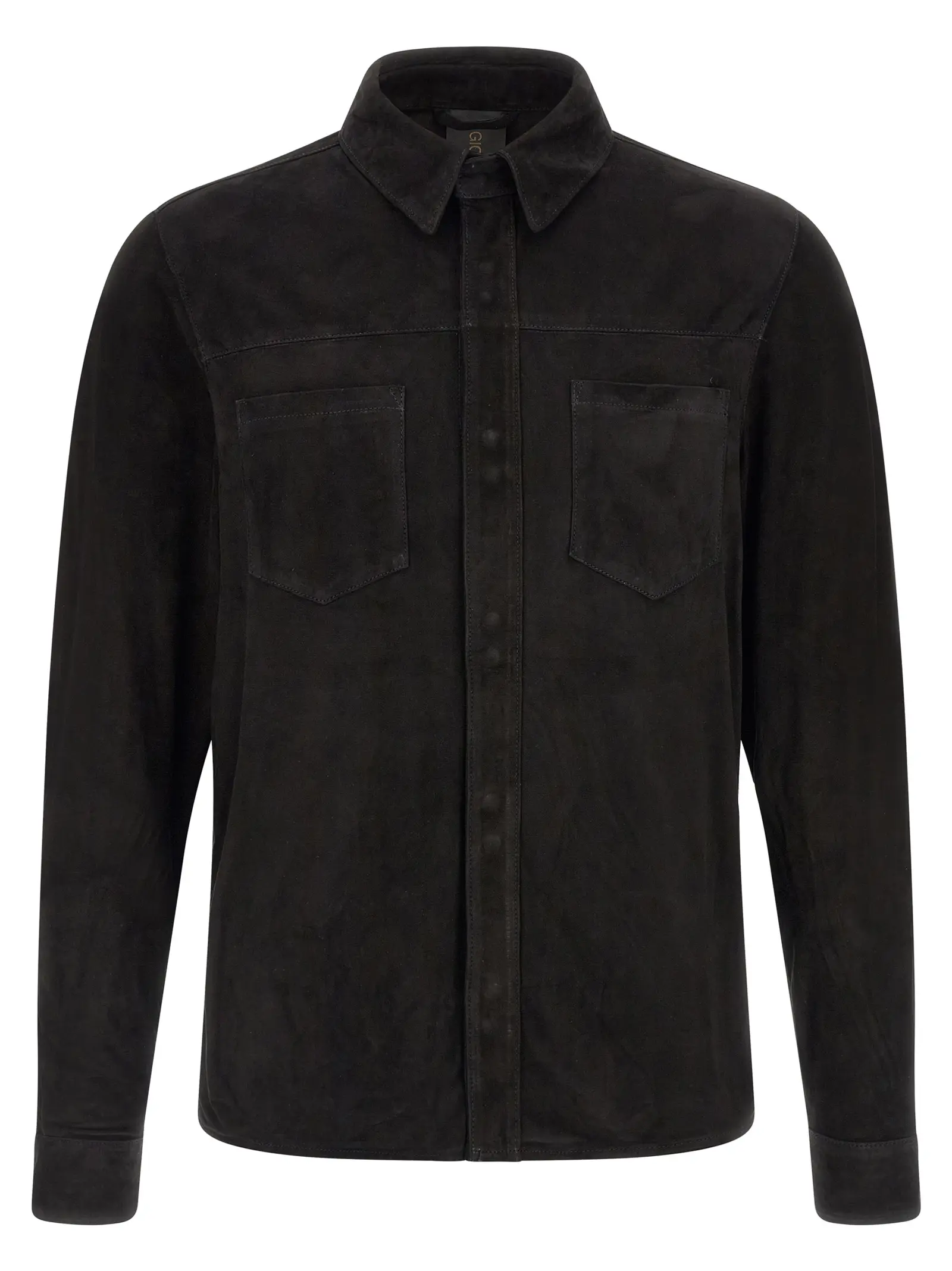 Рукавички Giorgio Brato Suede shirt чорні 1 Suede shirt Gloves GIORGIO BRATO Black