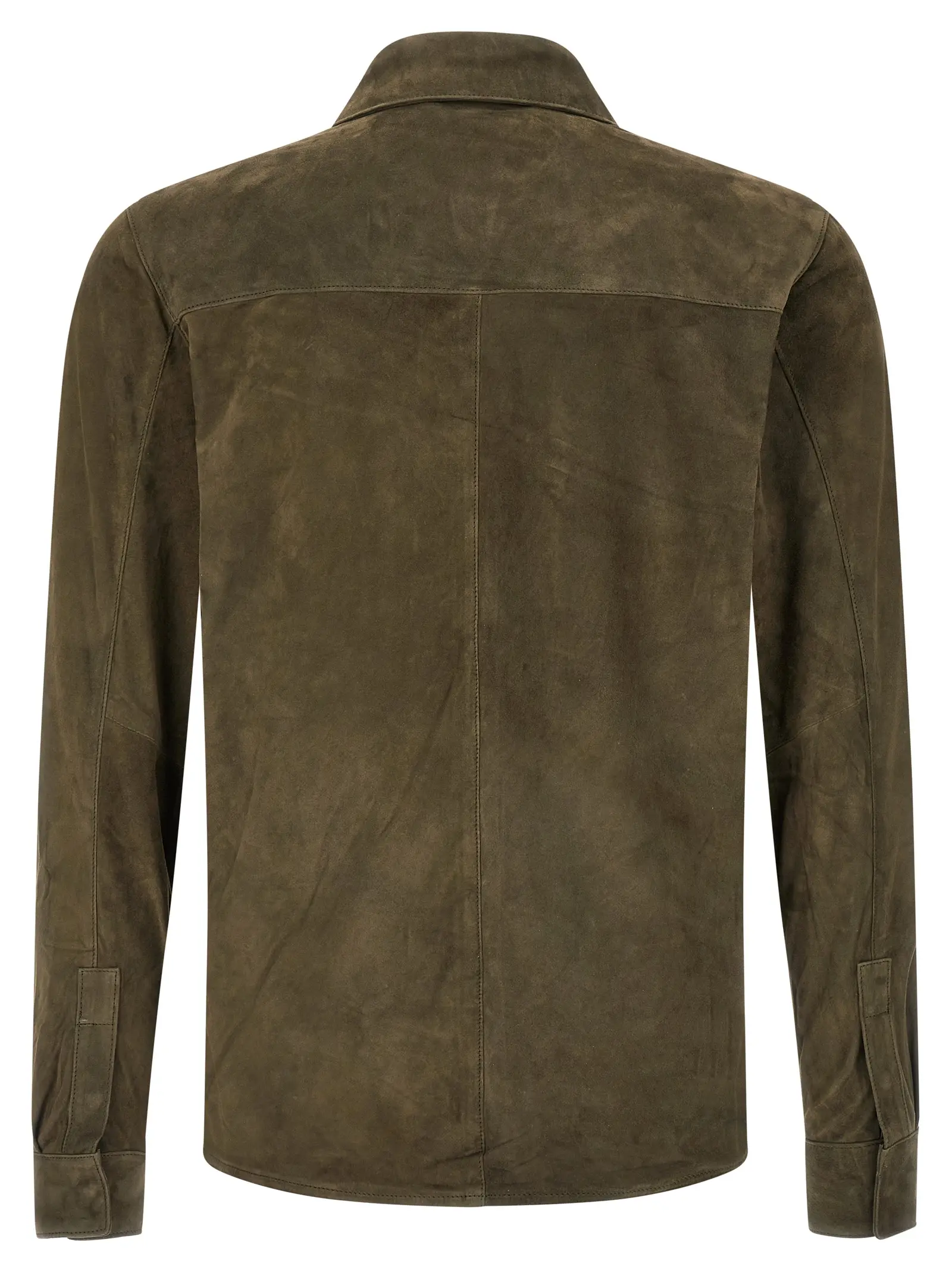 Рукавички Giorgio Brato Suede shirt зелені 2 Suede shirt Gloves GU26S9812CMSOSWAMP GIORGIO BRATO Green