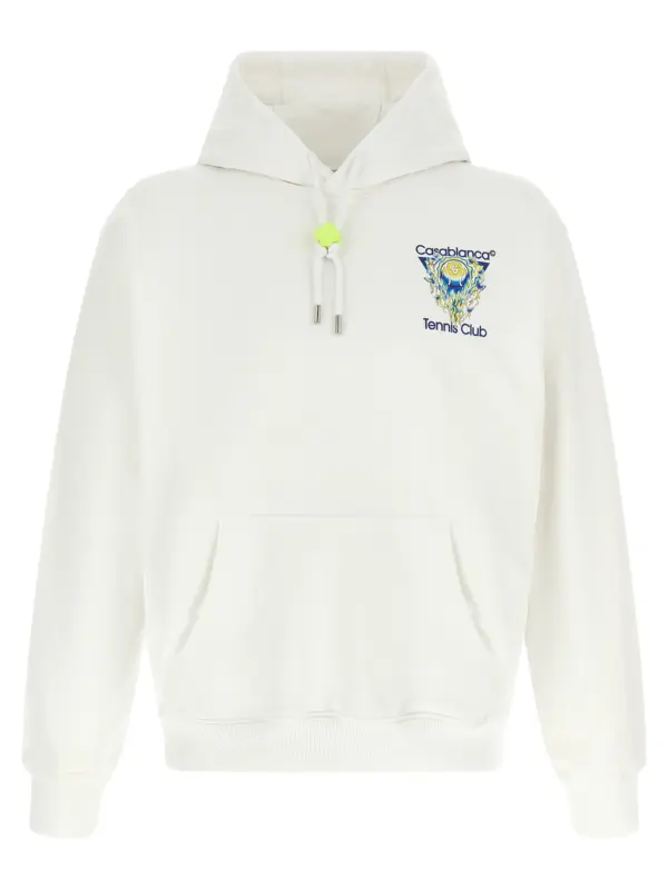 'Tennis Club Icon' hoodie CASABLANCA White