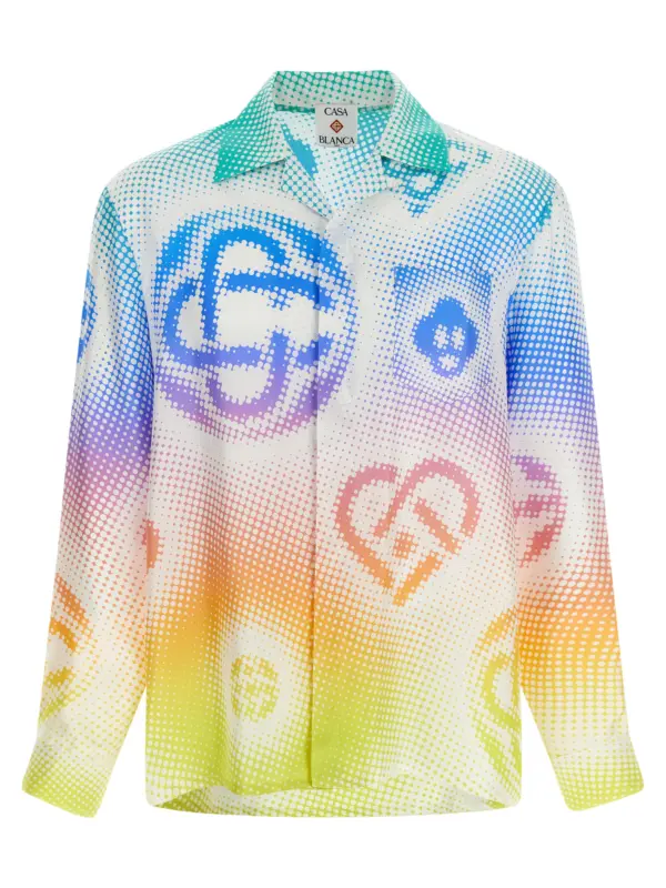 'Halftone Logo' shirt CASABLANCA Multicolor