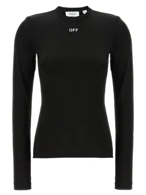 'Second Skin' sweater OFF-WHITE Black