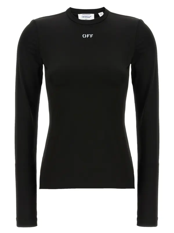 'Second Skin' sweater OFF-WHITE Black