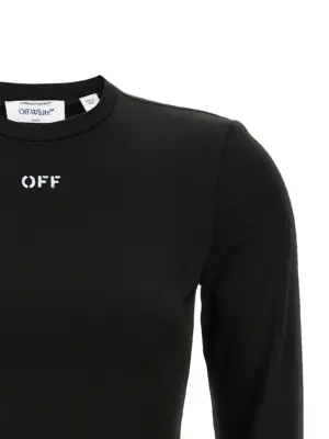 'Second Skin' sweater Woman OFF-WHITE Black