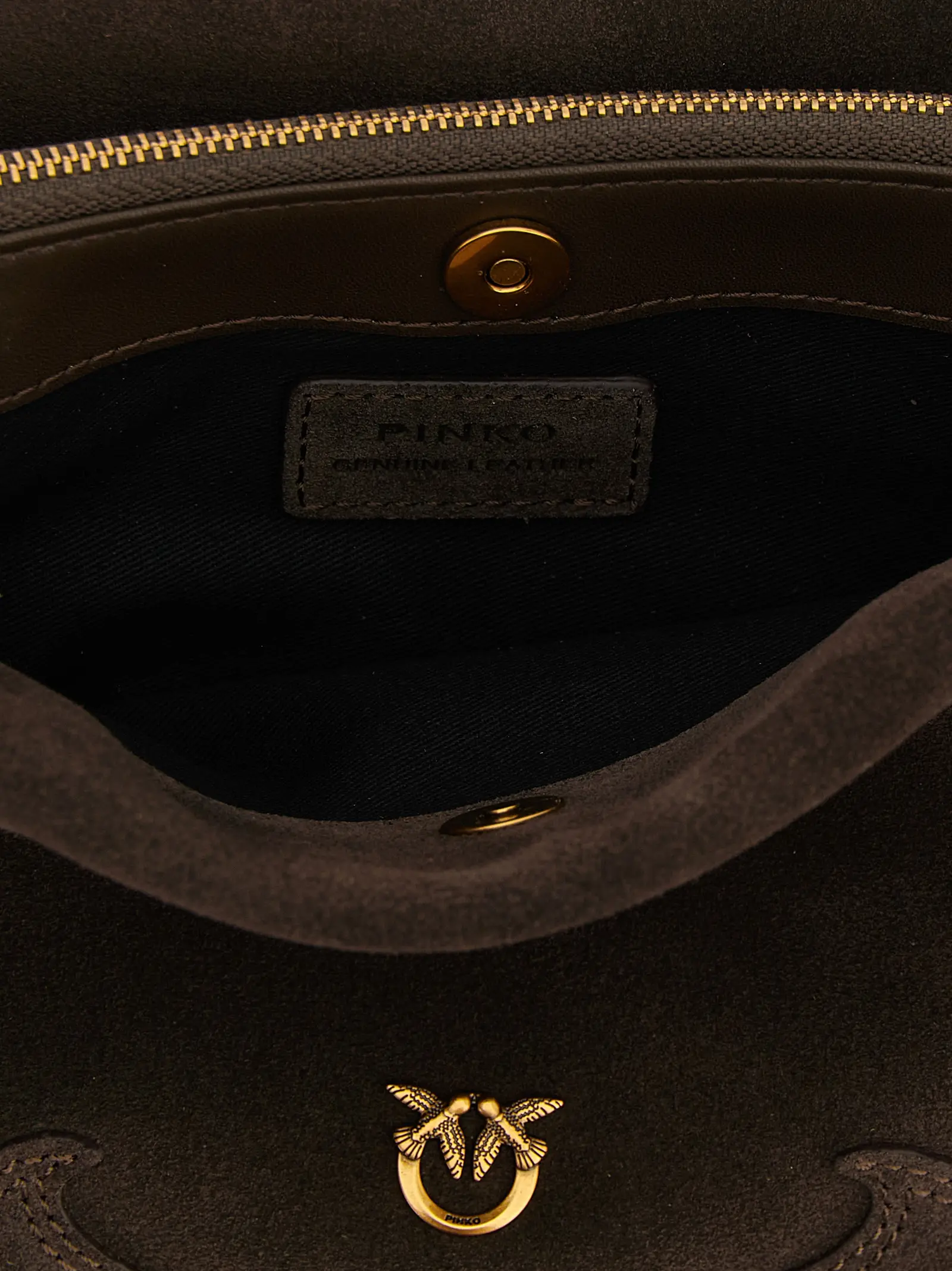 Сумка крос-боді Pinko One Two Three мала коричнева 4 'One