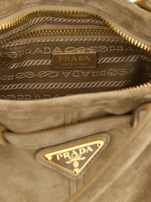 'Prada Bonnie' mini handbag 100% calfskin leather (Bos Taurus) PRADA Beige
