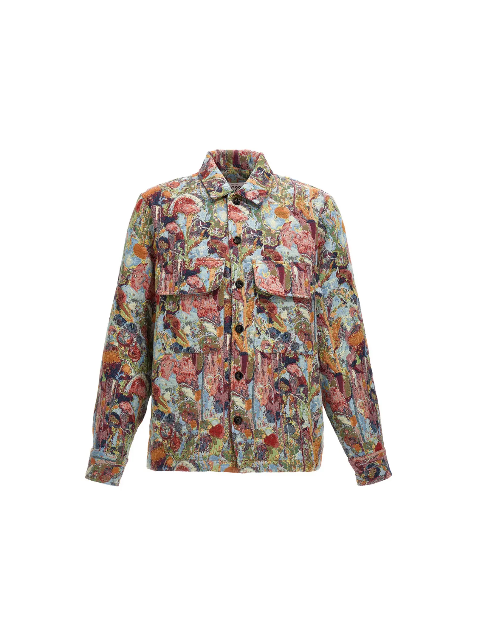 Оверсорочка Lc23 Jacquard багатокольорова 1 Jacquard overshirt LC23 Multicolor