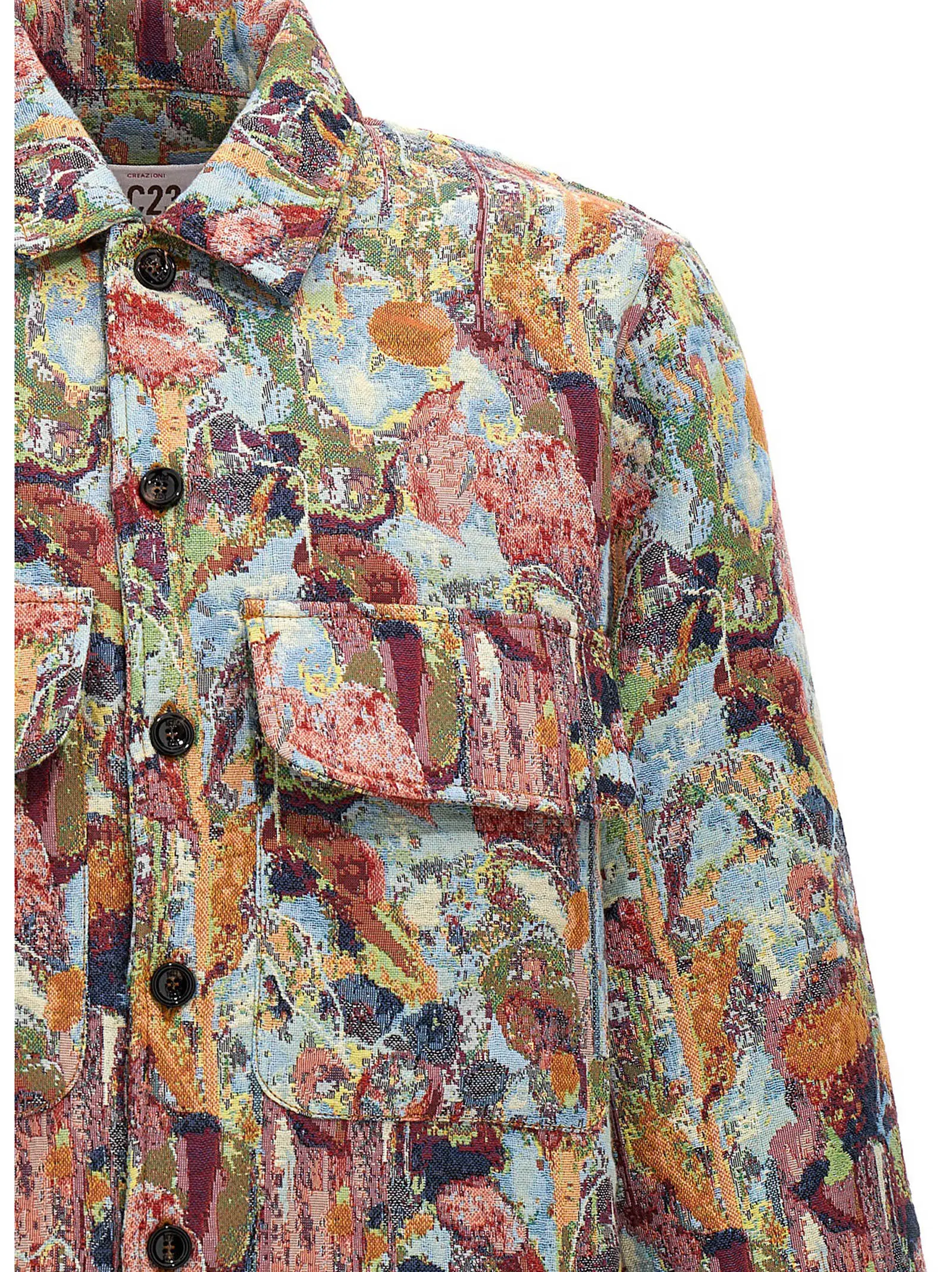 Оверсорочка Lc23 Jacquard багатокольорова 3 Jacquard overshirt Man LC23 Multicolor