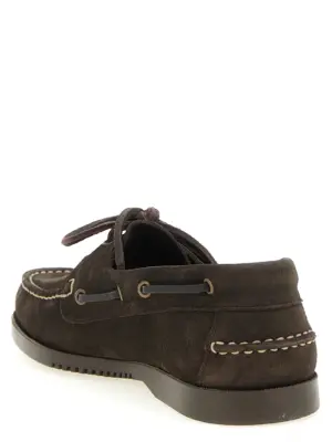 'Barth' boat shoe Man PARABOOT Brown