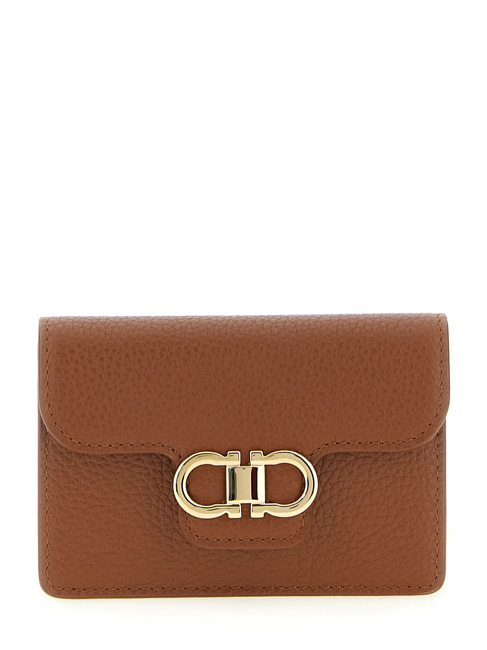 Брелок Ferragamo Gancini коричневий 1 'Gancini' keyring FERRAGAMO Brown