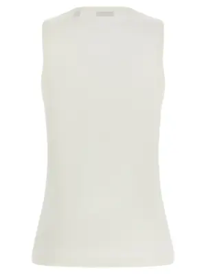 'Cleo' tank top 8117713CHALK BURBERRY White