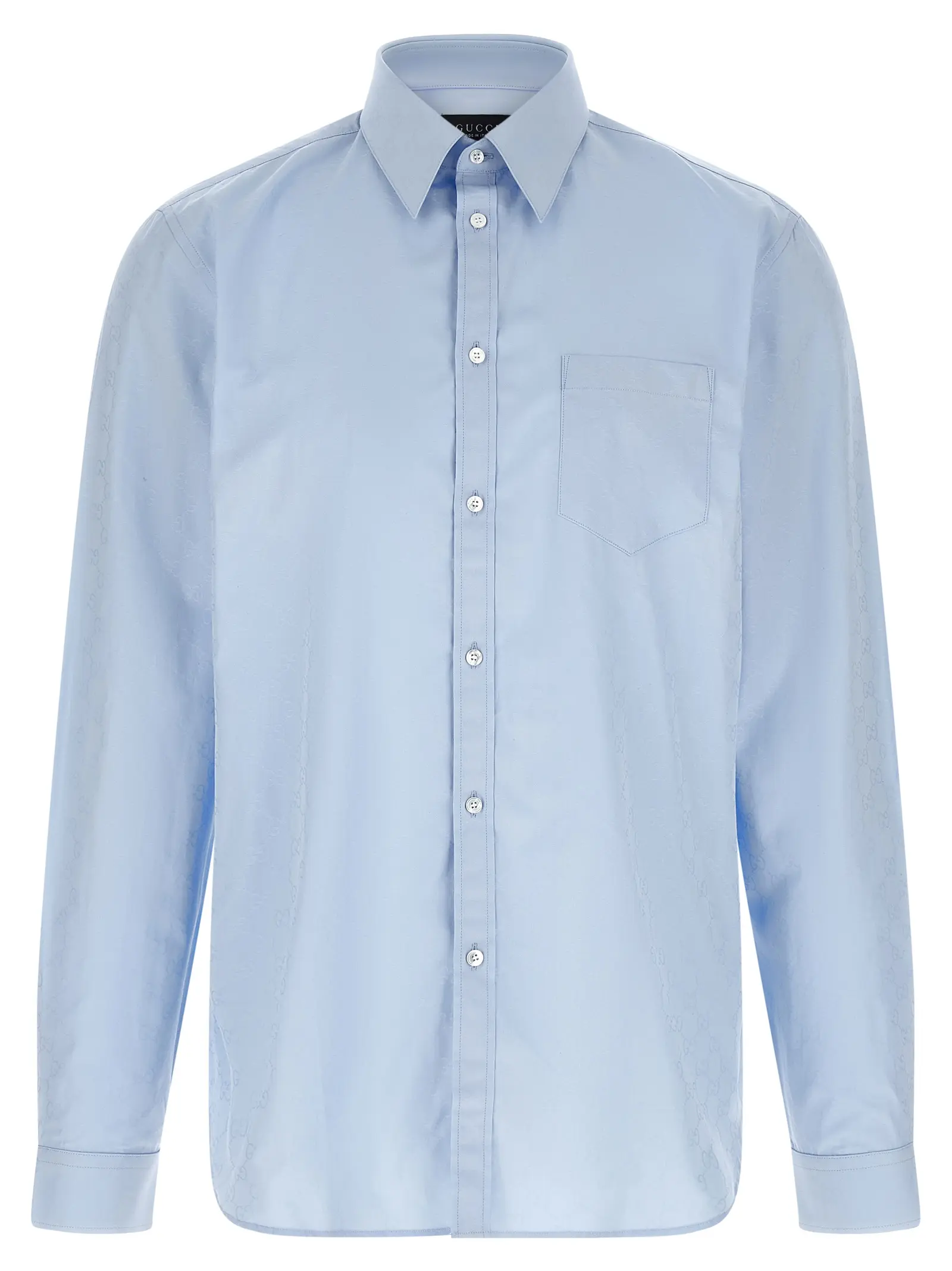 Сорочка Gucci GG блакитна 1 GG shirt GUCCI Light Blue