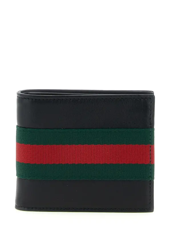 'Web Trademark' wallet GUCCI Black